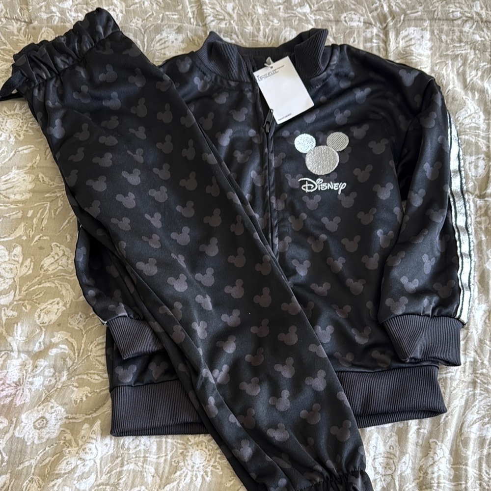 H&M Disney Black Kids Track Suit